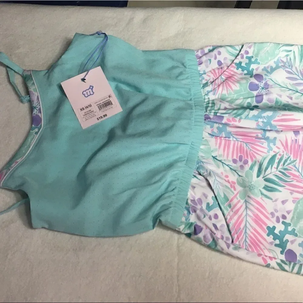 NWT More than Magic S M L XL short set teal purple